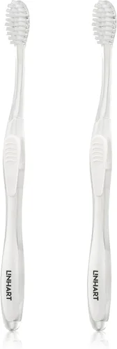 Vista 12 de LINHART Cepillo de dientes extra suave – Cepillo de dientes blanqueador de dientes con cerdas de longitud múltiple..