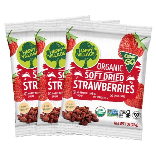 Vista 24 de Happy Village Dátiles Orgánicos Sin Hueso, Fruta de Dátiles Secos Sin Azúcar Añadido, 40 OZ (2 Paquetes de 20 OZ) - Kosher, Sin OGM, Sin Endulzar