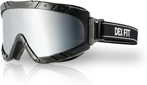 Vista 18 de DEX FIT Gafas de seguridad SG220, protección ocular contra salpicaduras químicas y de laboratorio de visión amplia, antivaho y resistentes a