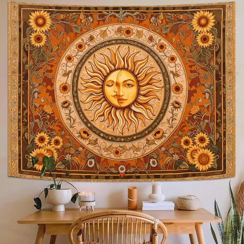 Vista 20 de Accnicc - Tapices Boho de Sol y Luna10127AXS