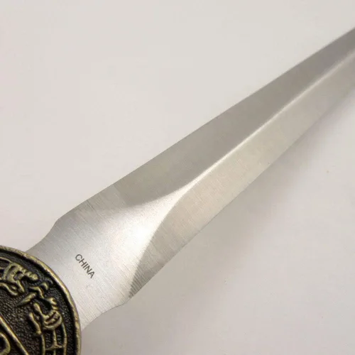 Vista 9 de SZCO Supplies 211355 Daga McLeod, Negro, Plata, 14 pulgadas