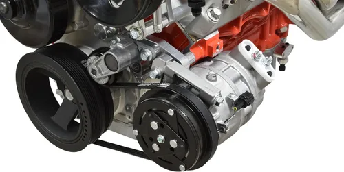 Vista 4 de ICT Billet LS Camaro - Soporte de CA para OEM Nissan 350Z AC Compresor LS1