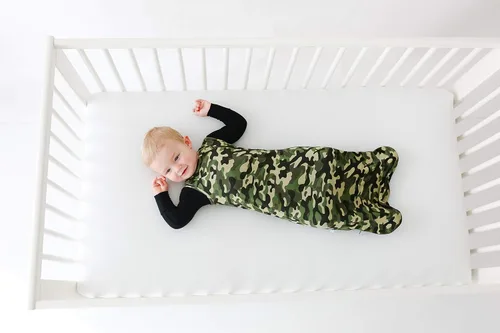 Vista 3 de Posh Peanut Saco de dormir de viscosa de bambú – 0.5 TOG manta para bebé – Saco de dormir para niños pequeños y bebés – Sacos de dormir sin mangas