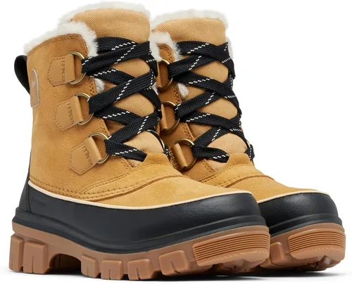 Vista 4 de Bota impermeable Sorel Tivoli V para mujer Negro/Beige