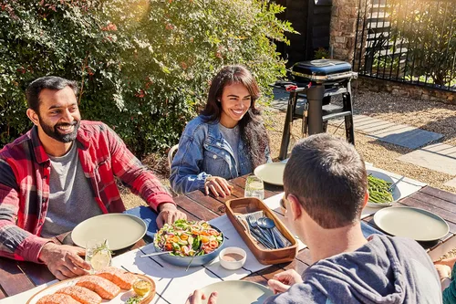 Vista 14 de Weber Lumin - Parrilla de barbacoa eléctrica compacta para exteriores, color negro - Ideal para espacios pequeños como patios, balcones y terrazas