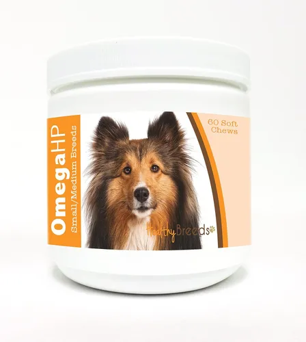 Vista 77 de Healthy Breeds Affenpinscher Omega HP - Masticables suaves para piel y pelaje, 60
