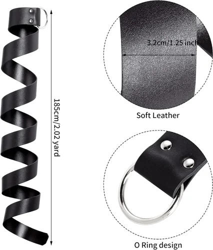 Vista 4 de Cinturón medieval renacentista con espada de daga y rana de cuero, funda de espada para Halloween, disfraz de guerrero vikingo, disfraz de caballero