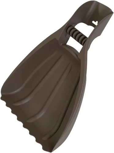 Vista 12 de AMES Juego de rastrillo de mano de palas de hojas con bolsa de basura plegable para jardín para recoger hojas, mantillo y escombros