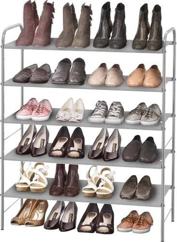 Vista 16 de Simple Houseware - Organizador de almacenamiento para zapatero de 2 niveles, color bronce