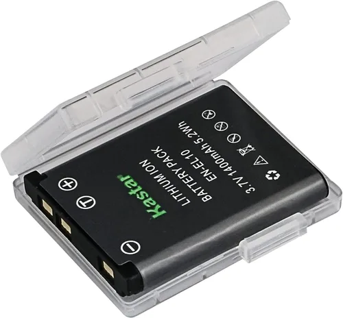 Vista 2 de Kastar New Li-Ion Battery + Charger for EN-EL10 and CoolPix S200 S210 S220 S230 S500 Cameras