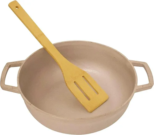 Vista 2 de Kit de cucharas de madera de alta calidad, juego de utensilios de bambú de 5 piezas, esenciales de cocina antiadherentes, regalos perfectos