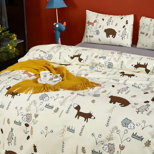 Vista 272 de CLOTHKNOW Juego de edredón de 3 piezas a cuadros color beige óxido, tamaño Full, juego de ropa de cama de cuadros edredón terracota con 2 fundas