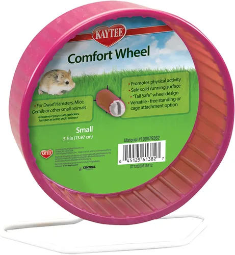 Kaytee Comfort Ejercicio rueda, 8.5," grande, Multicolor