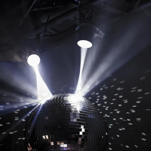 Vista 4 de Luz de Bola de Discoteca, PinSpot LED Blanco de 3W para Iluminar Bola de Espejo, Luces de PinSpot para DJ en el Escenario (Cáscara Blanca)