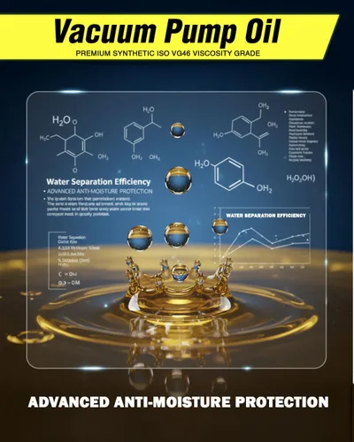 Vista 4 de HCPRO HCVPO128 - Aceite de bomba de vacío súper premium, aceite de refrigeración sintético universal de 1 galón, fórmula sin nebulización para un