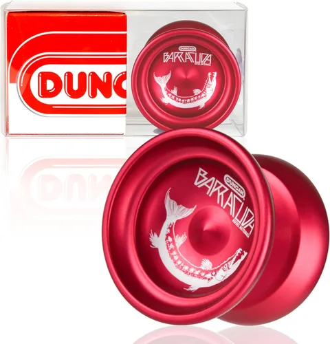 Vista 11 de Duncan Toys Barracuda - Yoyó sin respuesta de nivel profesional, rodamiento cóncavo y cuerpo de aluminio, azul con salpicaduras