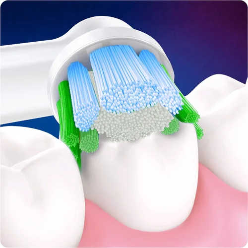 Vista 5 de Oral-B Clean Maximiser Precision Clean - Cabezales de cepillo de dientes eléctrico, eliminación de placa, paquete de 3, blanco