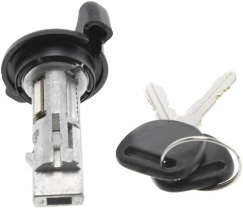 Vista 3 de Cilindro de bloqueo de encendido para GMC Sierra 1500 1999 2000 w/llaves Ubicación de montaje de la columna de dirección