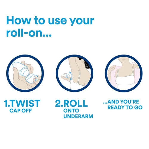 Vista 5 de Dove Go Fresh - Desodorante roll-on con aroma a granada y verbena limón (6 x 1.7 fl oz)