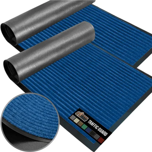 Vista 15 de Gorilla Grip - Tapete afelpado original de goma con perfil bajo, resistente, duradero, impermeable y fácil de limpiar para interior y exterior