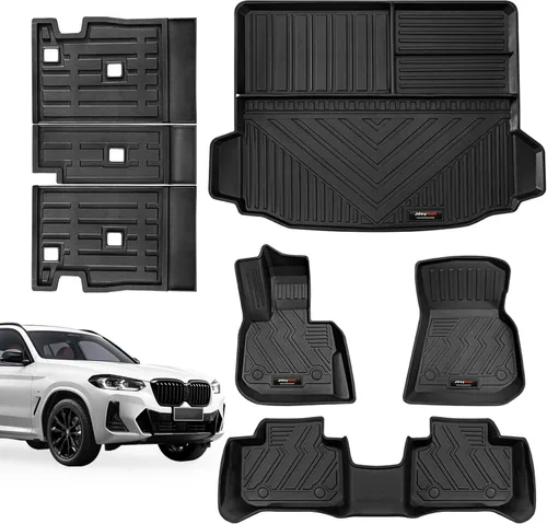 Vista 9 de Alfombras personalizadas para piso y forro de maletero compatibles con BMW X3 G01 2018-2024, BMW X4 G02 2019-2024 Todo tipo de clima