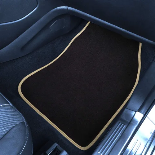 Vista 4 de FH Group Tapetes para automóvil, tapetes para automóvil, ajuste universal, tapetes de automóvil multiusos, protector de alfombra para la mayoría