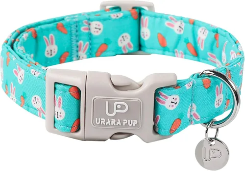 Vista 8 de Collar de algodón para perro de verano con hebilla de metal, collar de regalo para niñas o niños pequeños, medianos y grandes, lindos collares
