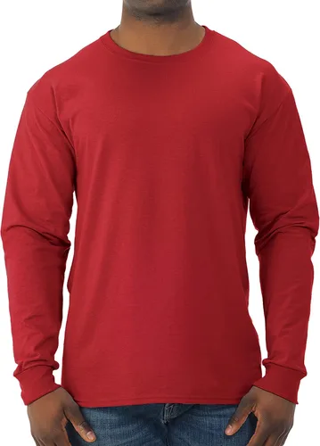 Jerzees Dri-Power Camisas de manga larga para hombre, absorben la humedad, protección contra olores, FPU30+, tallas S-3X
