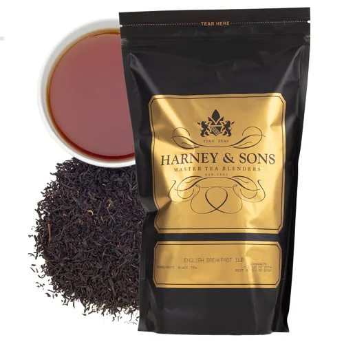 Vista 19 de Harney & Sons Té de albaricoque Té negro de hoja suelta de 16 onzas con sabores de albaricoque