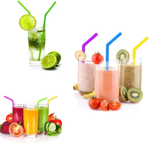 Vista 5 de AKOAK Pajitas de silicona reutilizables, sin BPA, extra largas, flexibles, curvas, para vasos de 30 a 20 onzas/Rtic/Yeti, paquete de 8 + 2 cepillos