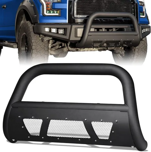 714937183063 Compatible con Ford F150 2004-2023 Expedition 2003-2017 Lincoln Navigator 2003-2014 Mark LT 2006-2008 Barra de toros serie malla