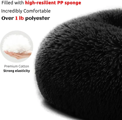 Vista 3 de HACHIKITTY Tapete calmante para sofá cama para mascotas, funda de sofá de felpa lavable para perros y gatos, protector de muebles con parte inferior