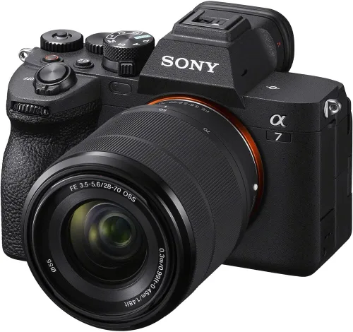 Vista 4 de Sony Cámara sin espejo a7 IV con lente de 1.102-2.756 in (ILCE-7M4K/B) + tarjeta de memoria de 64 GB + bolsa + lector de tarjetas + trípode flexible