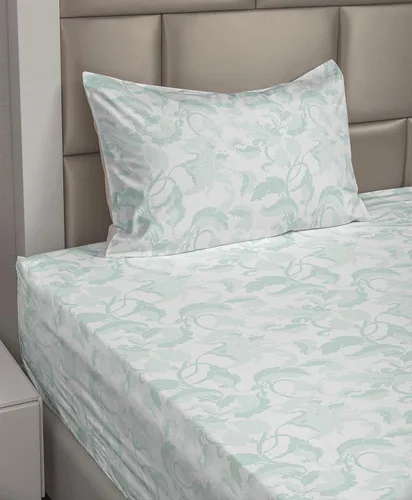 Vista 165 de Ambesonne Skull Sheet Set, Goth Roses Floral Skeleton Head Day of The Dead Ethnic Mexican Inspired, Fitted and Flat Sheet with Pillowcases Bedding