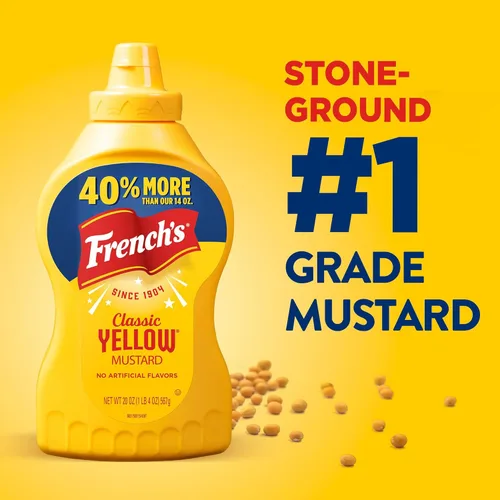 Vista 4 de French's Mostaza amarilla clásica, 20 oz