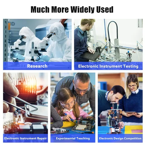 Vista 7 de Generador de Señal DDS Profesional Mejorado, Contador Seesii 60MHz con Pantalla LCD de Alta Precisión, Generador de Función de Forma de Onda