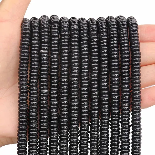 Vista 58 de BONNY BOXX 1 hebra (150 piezas) Cuentas naturales de turquesa africana de 2 * 4 mm, cuentas de disco de ábaco de piedra natural, cuentas sueltas