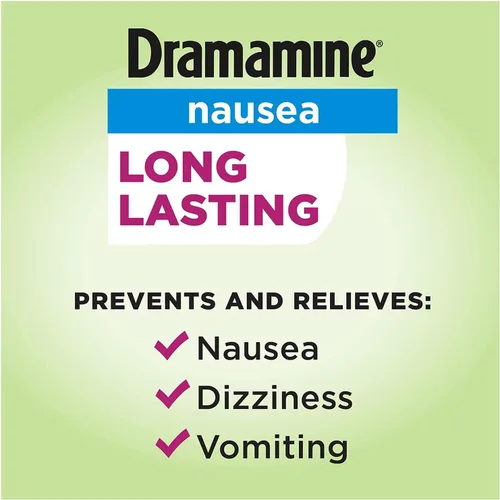 Vista 9 de Dramamine - Masticables de jengibre para aliviar náuseas, 20 masticables blandos y fórmula de larga duración, 18 unidades (paquete de 2)