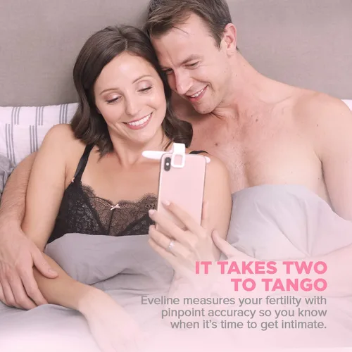 Vista 8 de Eveline - Kit de predictor de prueba de ovulación digital - 5 tiras de prueba de ovulación fáciles en casa con escáner inteligente para un ciclo