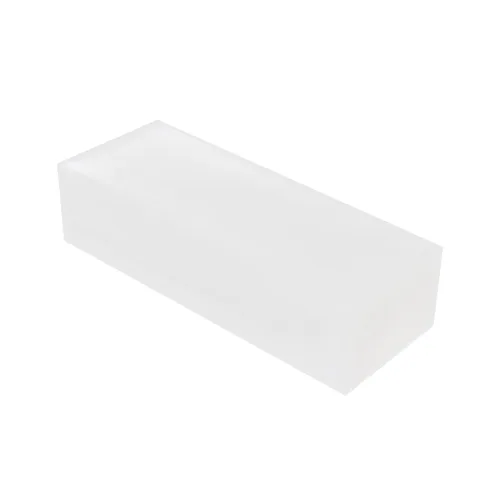 Vista 10 de UHMW - Bloque de golpeo de polietileno de peso molecular ultra alto rectangular, bloques de plástico sólido para mecanizado, mejoras del hogar