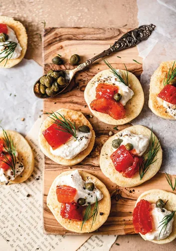 Vista 6 de French Mini Blinis - Panqueques pequeños para alimentos especiales - 2 pulgadas (paquete de 16 (4.76 onzas) (2 unidades)