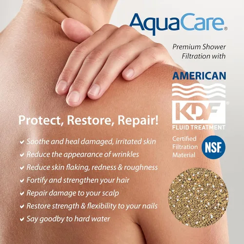 Vista 7 de AquaCare High Pressure 10-mode Filter Handheld Shower Head with Built-in Power Wash - Clean Tub, Tile & Pets, Remove Chlorine, Metals & Toxins from