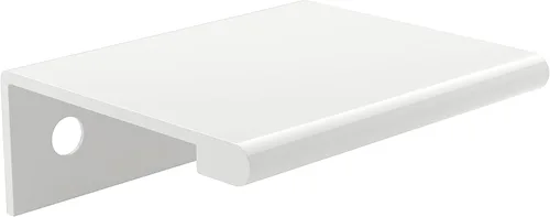 Vista 11 de Richelieu Hardware BP98982510 Lincoln Collection 1 pulgada (25 mm) de centro a centro Manija de tirador de borde de gabinete y cajón de aluminio