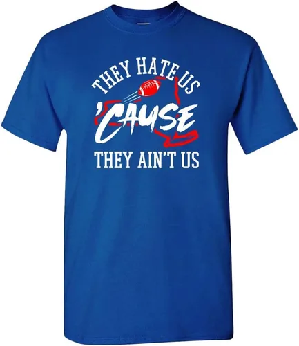 Vista 20 de Xtreme Apparrel They Hate Us 'Cause They Ain't Us Men's T-Shirt for Football Fans
