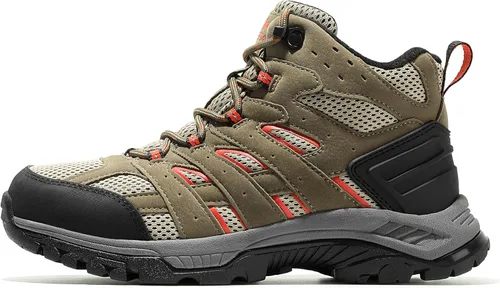 Vista 5 de NORTIV 8 Women's Waterproof Hiking Boots Outdoor Trekking Mid Backpacking Mountaineering lightweight boots