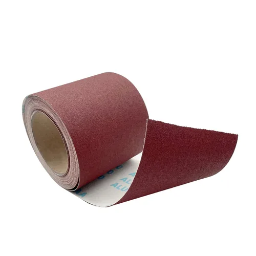 Vista 9 de Rollo de papel de lija de grano 60 de 4.5 pulgadas de ancho de 10 yardas (= 71 piezas de papel de lija de 1/4 de hoja) rollo de papel de arena