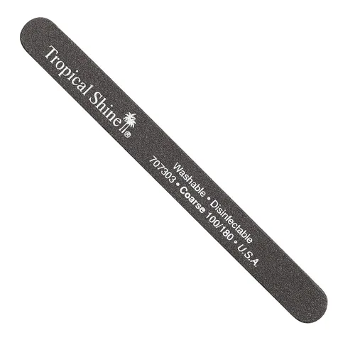 Archivo grueso mediano – 100-180 negro de Tropical Shine para mujer – 1 archivo