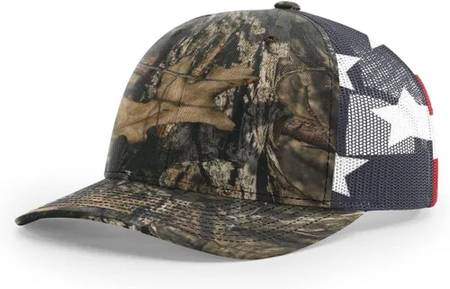 Vista 52 de Richardson 112 Gorra de Camionero - Gorra Snapback Ajustable Premium - Gorras Richardson en Blanco de Seis Paneles Estructurados Árbol real Max 7