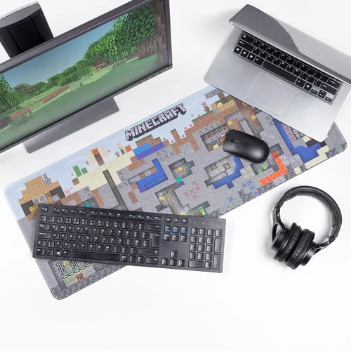 Vista 6 de Paladone Minecraft World - Tapete de escritorio con licencia