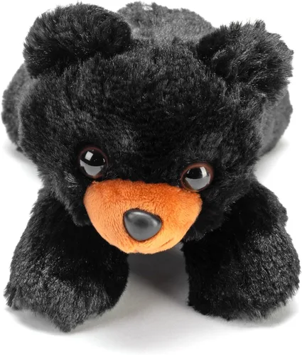 Vista 2 de Wild Republic Peluche de oso negro, regalos para niños, colección Hug’Ems, 7 pulgadas